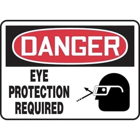 Accuform OSHA DANGER SAFETY SIGN EYE MPPE005VS MPPE005VS